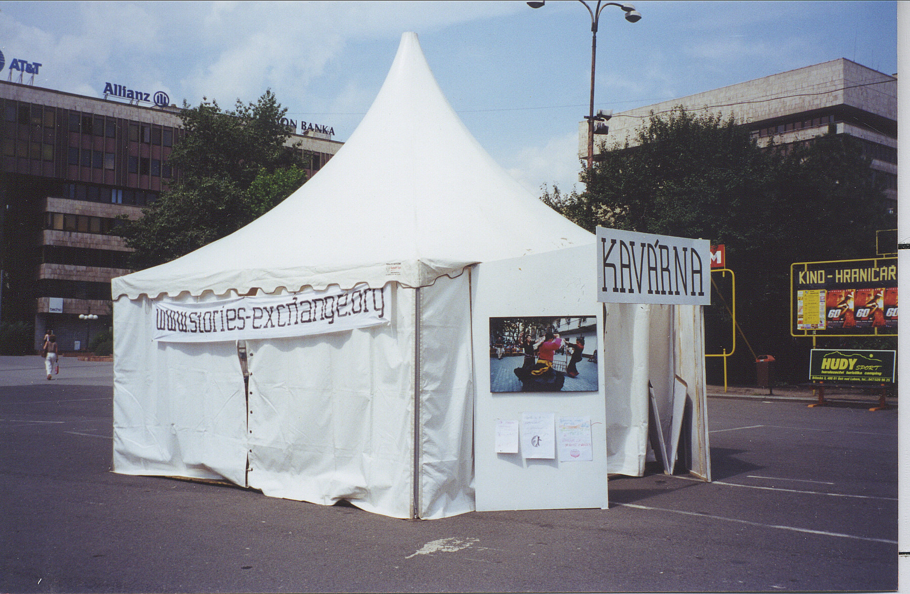 Stories Exchange Project White Tent